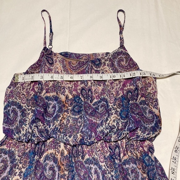 FIRE Los Angeles Paisley Maxi Dress Woman’s Size Medium - Picture 7 of 9